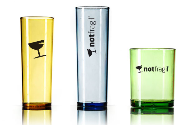 Vasos irromplibles personalizados